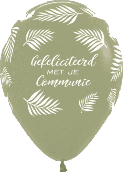 Communie ballonnen - Groen (25 stuks)
