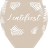 Lentefeest ballonnen - Beige (25 stuks)
