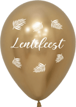 Lentefeest ballonnen - Goud (25 stuks)