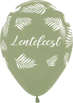 Lentefeest ballonnen - Groen (25 stuks)